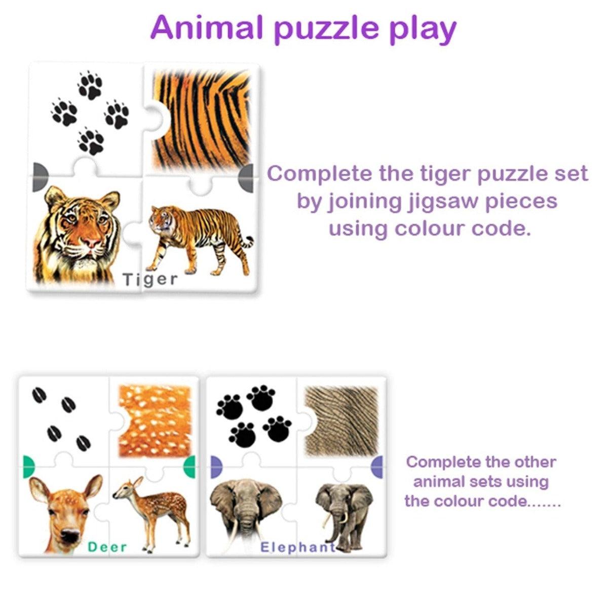 Toykraft Amazing Animals - Animal Puzzle for Kids Ages 3 to 6 years
