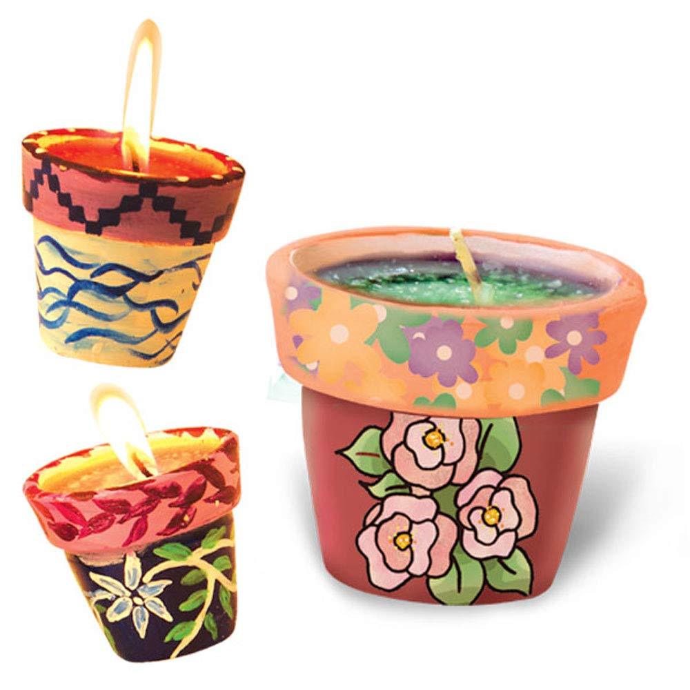 Toykraft Candles Pretty Pots - DIY Painting Kit for Kids Ages 8-15 years