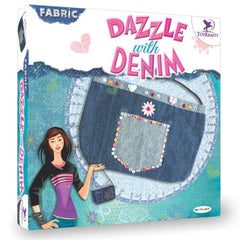 Toykraft Dazzle with Denim - Bags Making Kit for Kids Ages 8-15 years