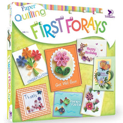 ToyKraft Paper Quilling First Forays - DIY Craft Kit for Kids Ages 7-12 years