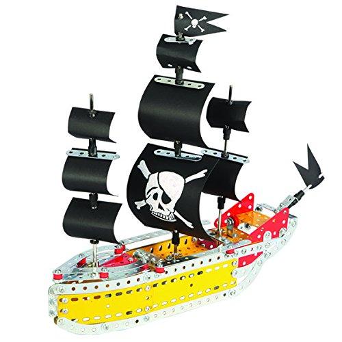 Toykraft Pirate Ship - Mechanical STEM Toy Game for kids Ages 8-15 years