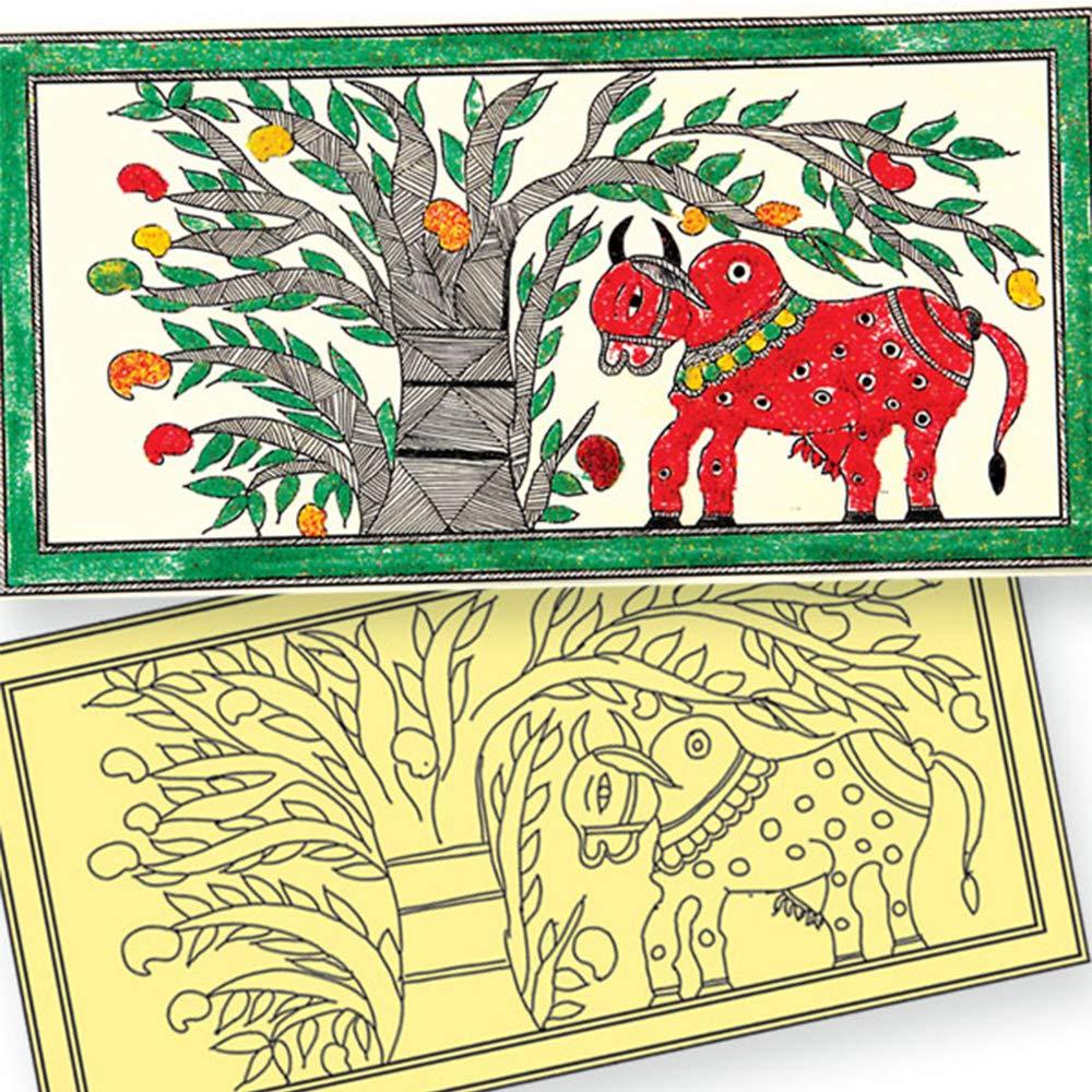 Toykraft Sand Art Sandsational Madhubani - Traditional Art Kits for kids Ages 7-12 years