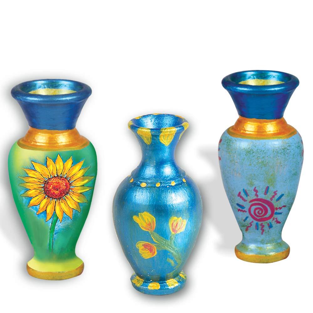 Toykraft Terracotta Pretty Pots - DIY Painting Kit for Kids Ages 8-15 years
