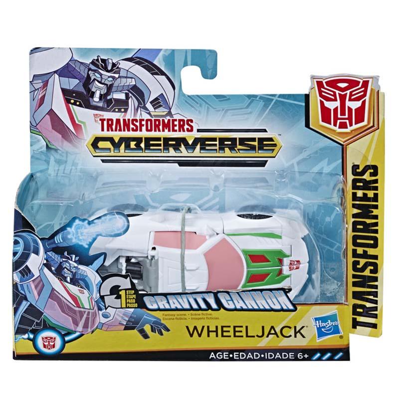 Transformers Toys Cyberverse Action Attackers 1-Step Changer Wheeljack Action Figure - Repeatable Gravity Cannon Action Attack
