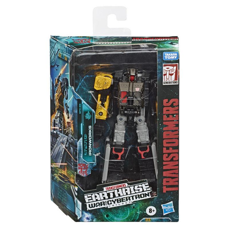 Transformers Toys Generations War for Cybertron:Earthrise Deluxe WFC-E8 Ironworks Modulator Figure,Kids Ages 8&Up