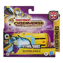 Transformers Bumblebee Cyberverse Adventures Action Attackers: 1-Step Bumblebee Figure, Sting Shot Action Attack, 4.25-inch
