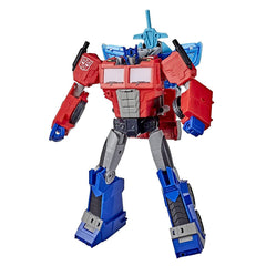 Transformers Bumblebee Cyberverse Adventures Battle Call Officer Class Optimus Prime, Voice Activated Lights And Sounds, Ages 6 And Up 10-Inch
