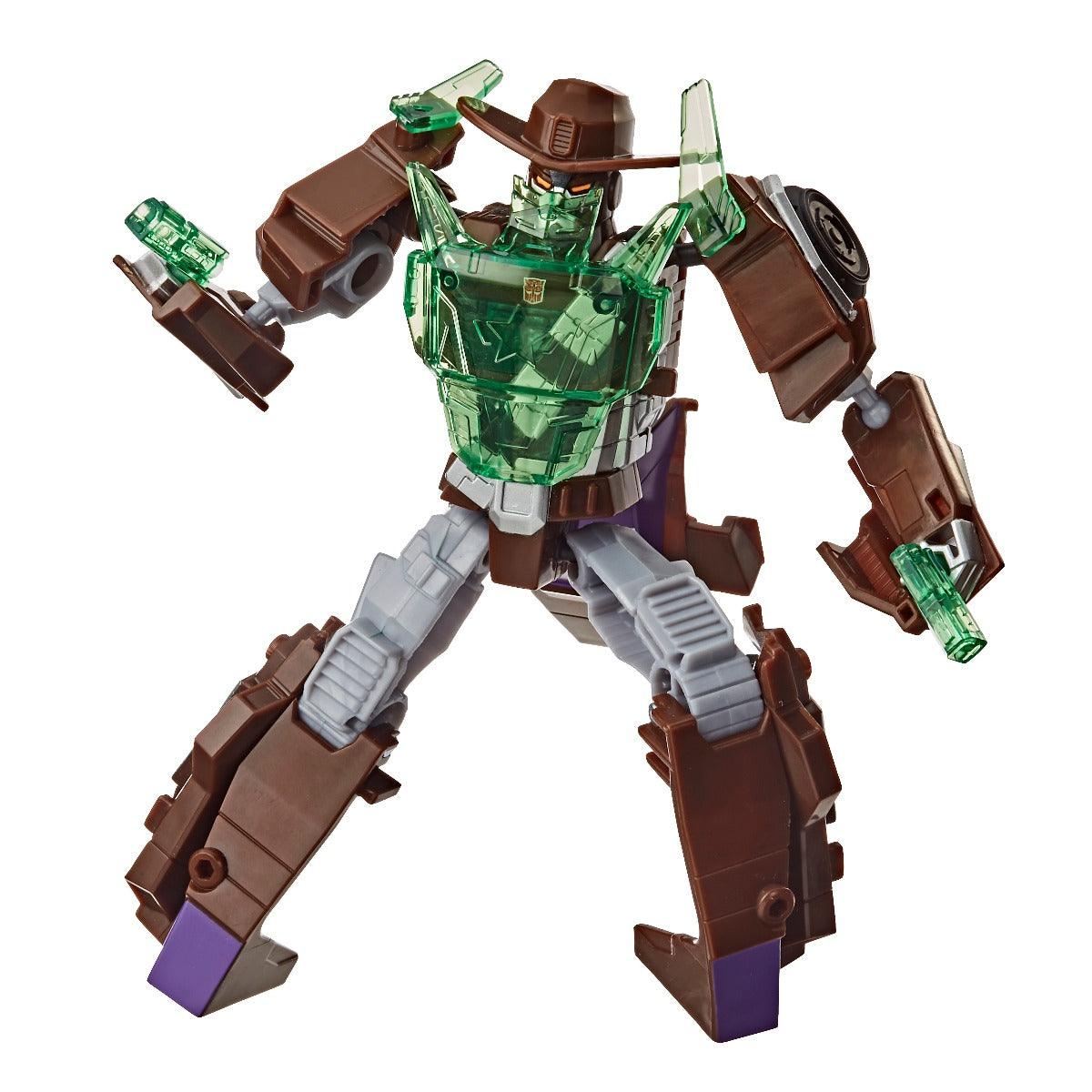 Transformers Bumblebee Cyberverse Adventures Battle Call Trooper Class Wildwheel, Voice Activated Energon Power Lights, Ages 6 and Up, 5.5-inch