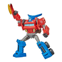 Transformers Bumblebee Cyberverse Adventures Warrior Class Optimus Prime Action Figure Toy,Repeatable Attack Move