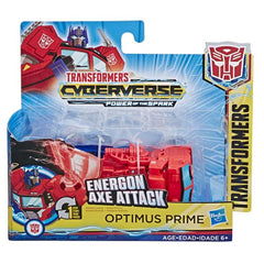 Transformers Cyberverse Action Attackers: 1-Step Changer Optimus Prime Action Figure