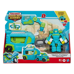Transformers Rescue Bots Academy Command Center Hoist, Converting Action Figure Toy, Trailer, Light-Up Accessory