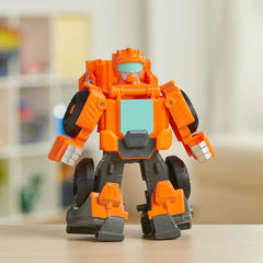Transformers Rescue Bots Academy Command Center Wedge, Converting Action Figure Toy, Trailer, Light-Up Accessory