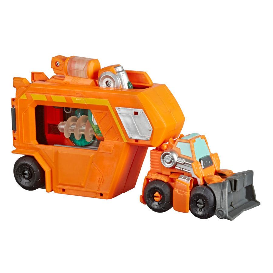 Transformers Rescue Bots Academy Command Center Wedge, Converting Action Figure Toy, Trailer, Light-Up Accessory