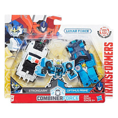 Transformers Robots In Disguise Crash Optimus Prime & Strongarm Action Figure
