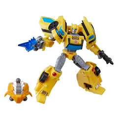 Transformers Toys Cyberverse Deluxe Class Bumblebee, Sting Shot Attack Move, For Kids Ages 6 and Up