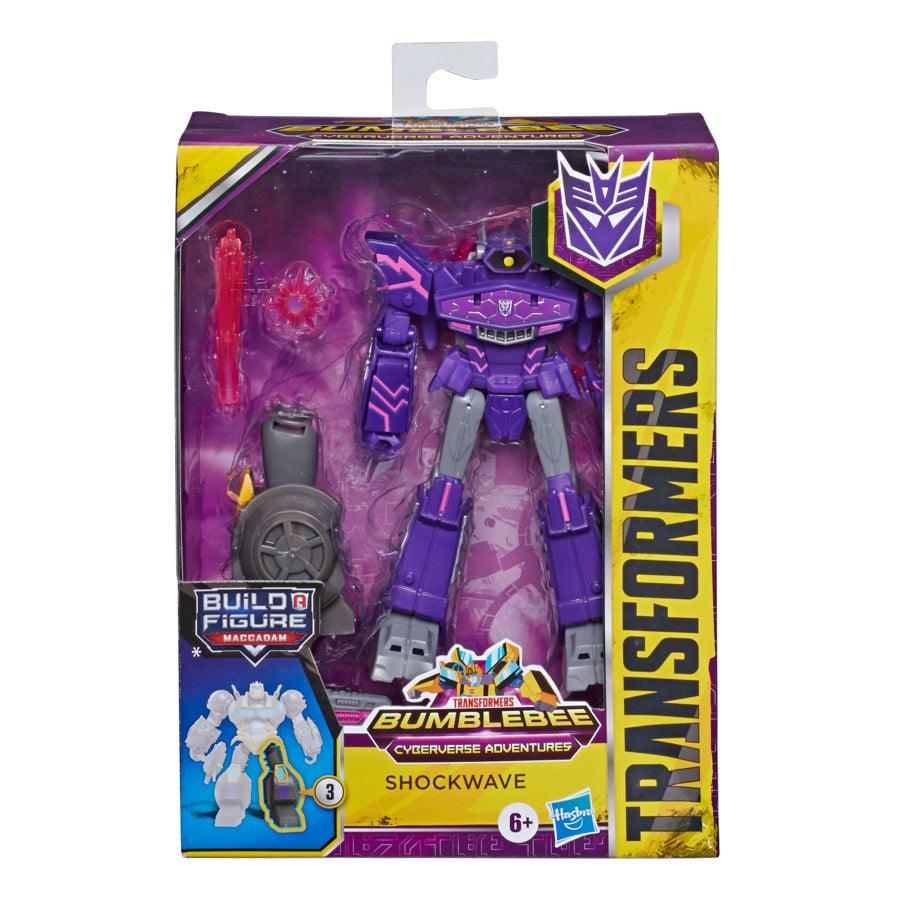 Transformers Toys Cyberverse Deluxe Class Shockwave, Shock Blast Attack Move, For Kids Ages 6 And Up
