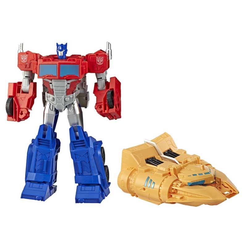 Transformers Toys Cyberverse Spark Armor Ark Power Optimus Prime Action Figure - Combines with Ark Power Vehicle to Power Up