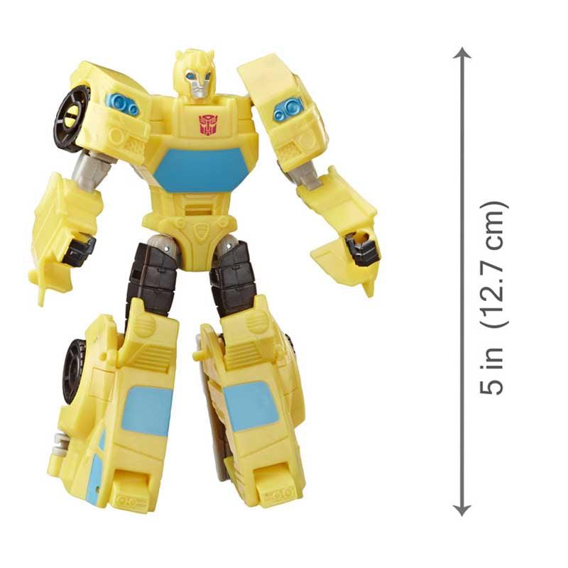 Transformers Toys Cyberverse Spark Armor Bumblebee Action Figure - Combines with Ocean Storm Spark Armor vehicle to Power Up