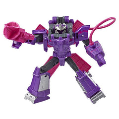 Transformers Toys Cyberverse Spark Armor Shockwave Action Figure - Combines with Solar Shot to Power Up