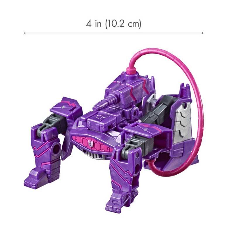 Transformers Toys Cyberverse Spark Armor Shockwave Action Figure - Combines with Solar Shot to Power Up