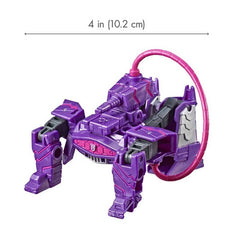 Transformers Toys Cyberverse Spark Armor Shockwave Action Figure - Combines with Solar Shot to Power Up