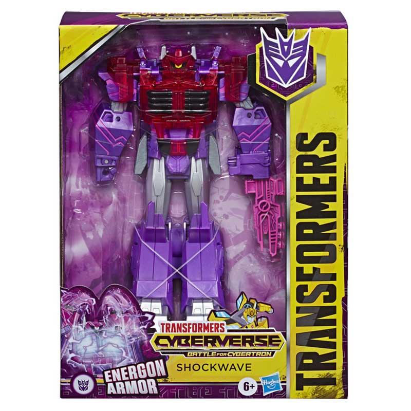Transformers Toys Cyberverse Ultimate Class Shockwave Action Figure - Combines with Energon Armor to Power Up