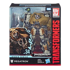 Transformers Toys Studio Series 34 Leader Class Dark of the Moon MovieMegatron with Igor