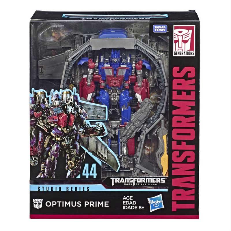 Transformers Toys Studio Series 44 Leader Class Transformers: Dark of the Moon movie Optimus Prime