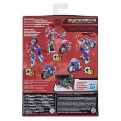 Transformers Toys Studio Series 52 Deluxe Transformers: Revenge of the Fallen Movie Arcee Chromia Elita-1 (3-Pack)