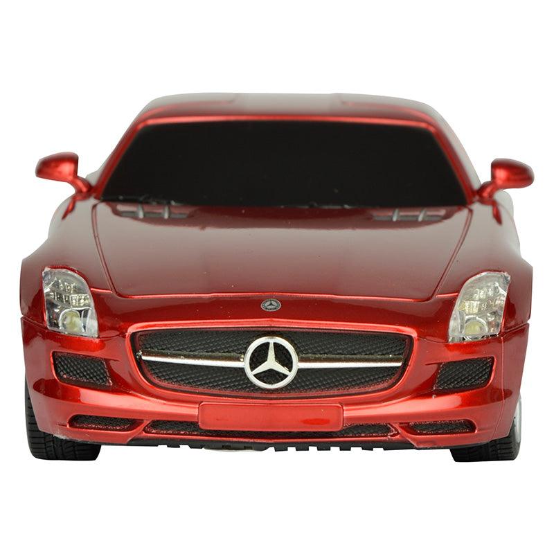 TurboS 1:24 Remote Control Benz SLS Licensed Toys Car, Red