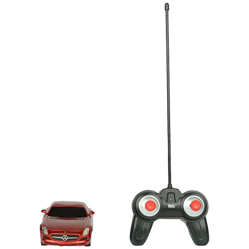 TurboS 1:24 Remote Control Benz SLS Licensed Toys Car, Red