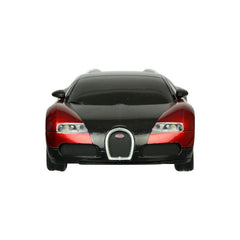 TurboS 1:24 Remote Control Bugatti Licensed Toys Car, Red