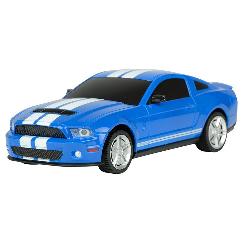 TurboS 1:24 Remote Control GT500 Ford Mustang Licensed Toys Car, Blue