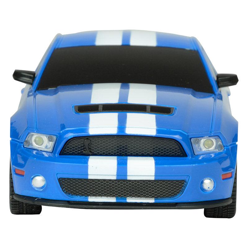 TurboS 1:24 Remote Control GT500 Ford Mustang Licensed Toys Car, Blue