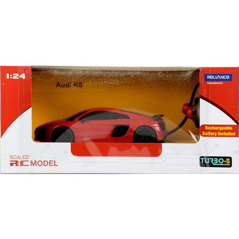 TurboS 1:24 Remote Controlled Audi R8 Licensed, Red