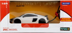 TurboS 1:24 Remote Controlled Audi R8 Licensed, White