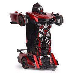 TurboZ TT659 Remote Control Changing Robot Car, Red