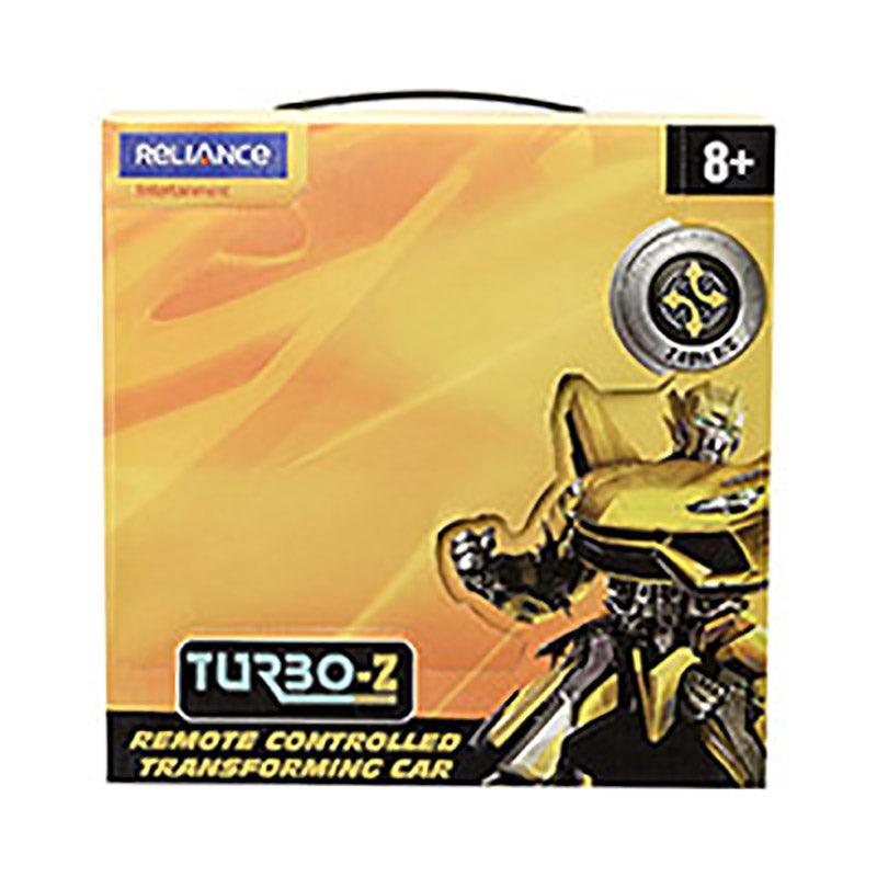 TurboZ TT652B Remote Control Changing Robot Car, Yellow