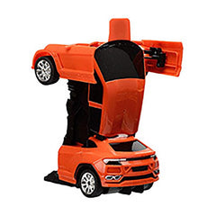 TurboZ TT652C Remote Control Changing Robot Car, Red