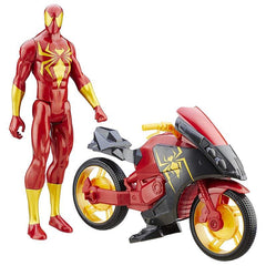 Ultimate Spider-Man vs. The Sinister Six: Titan Hero Series Iron Spider with Repulsor Cycle