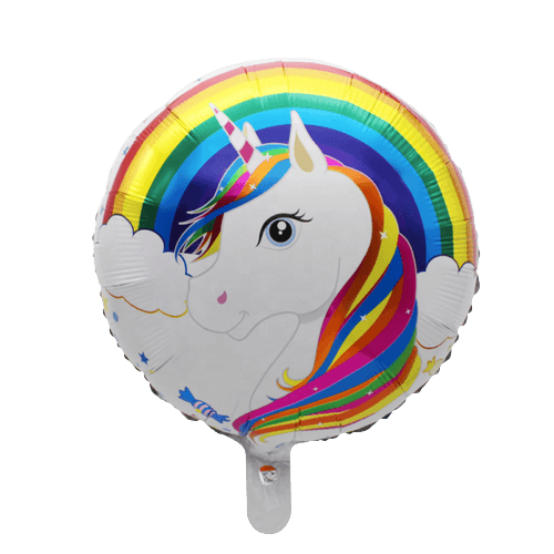 PartyCorp Unicorn Theme Pink Foil Balloon Bouquet, Birthday Decoration Set for Girls, DIY Pack of 5