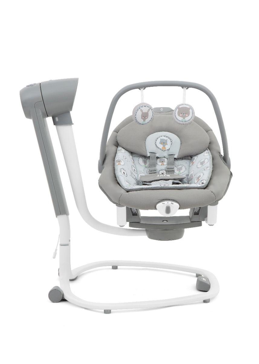 Joie Serina 2 in1 Electric Swing Portrait - Rocker and Bouncer with Three Position Recline for Toddler Ages 0-1 Years