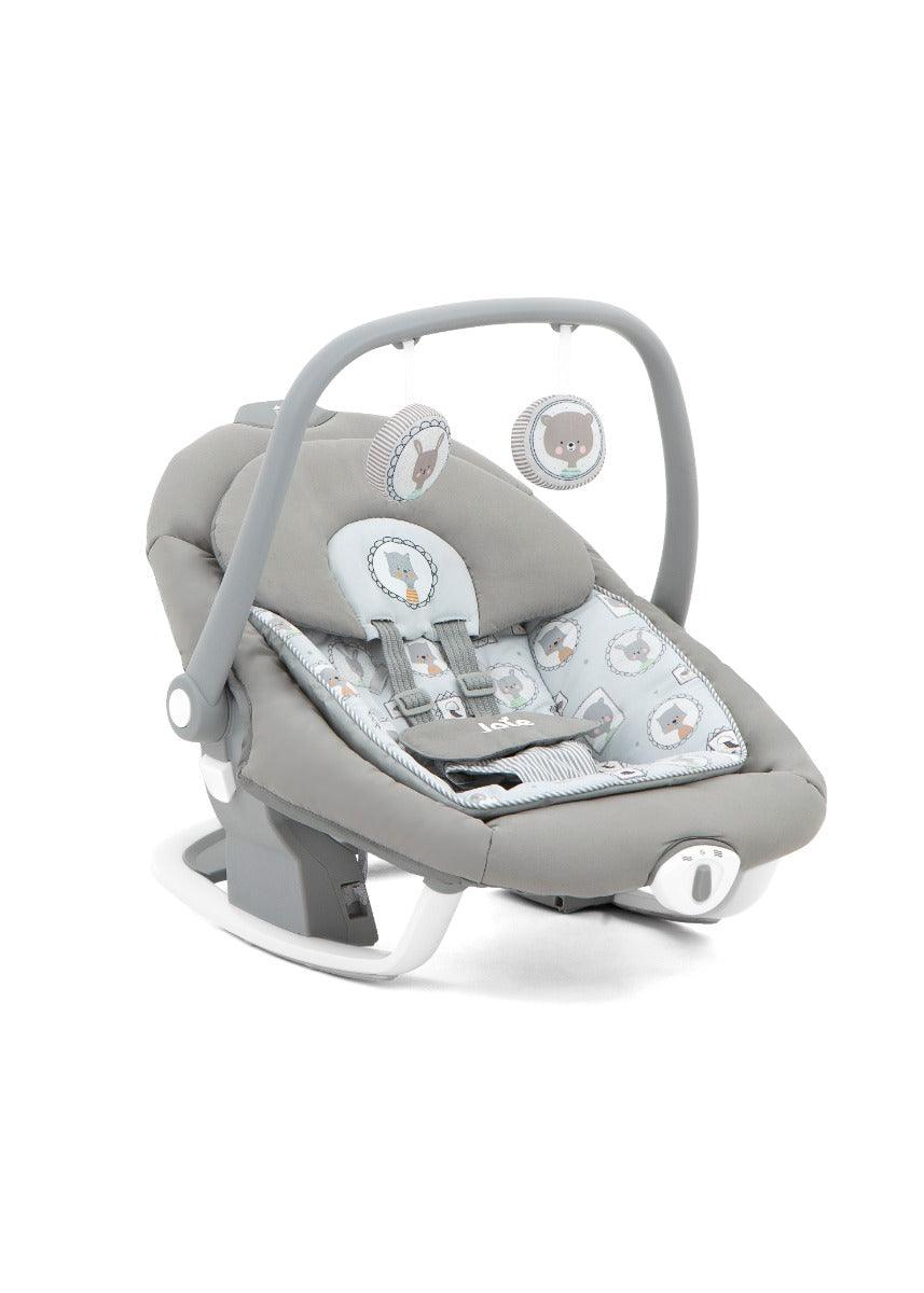 Joie Serina 2 in1 Electric Swing Portrait - Rocker and Bouncer with Three Position Recline for Toddler Ages 0-1 Years