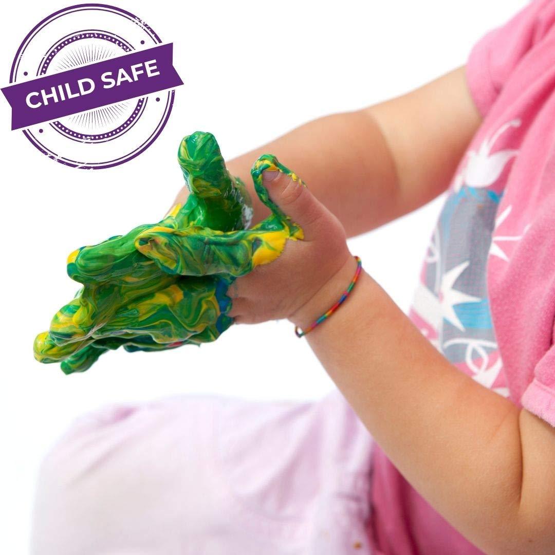 Toykraft: Non-Toxic Washable Finger Paints Colours for Kids and Toddlers | Finger Painting for 2 Year Old | Non-Toxic Colours for Toddlers
