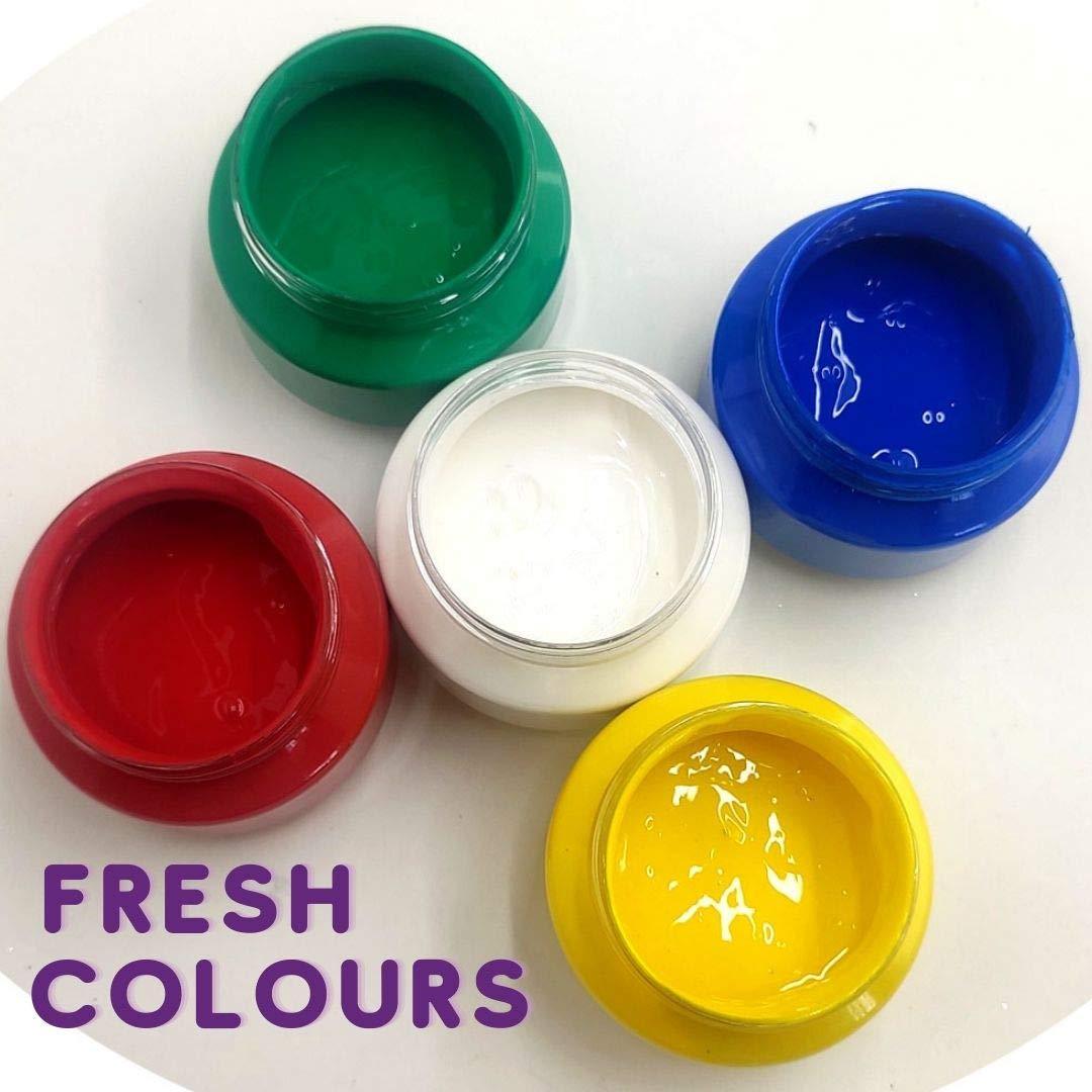 Toykraft: Non-Toxic Washable Finger Paints Colours for Kids and Toddlers | Finger Painting for 2 Year Old | Non-Toxic Colours for Toddlers