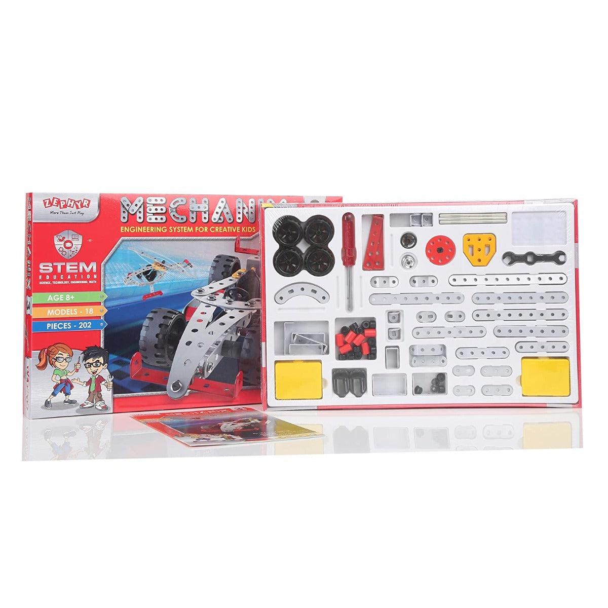 Zephyr Mechanix - 3 DIY Mechanical STEM Toy for Ages 7-15 Years