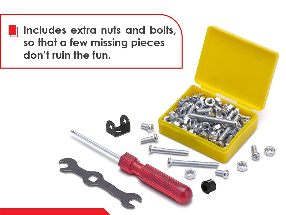 Zephyr Mechanix - 4 DIY Mechanical STEM Toy for Ages 7-15 Years