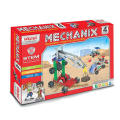 Zephyr Mechanix - 4 DIY Mechanical STEM Toy for Ages 7-15 Years