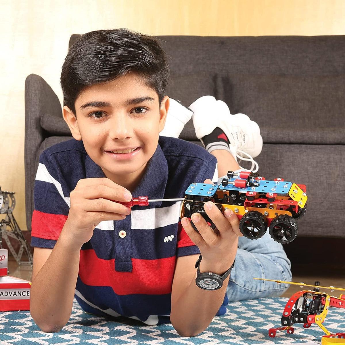 Zephyr Mechanix - Advance Set DIY Mechanical STEM Toy for Ages 7-15 Years