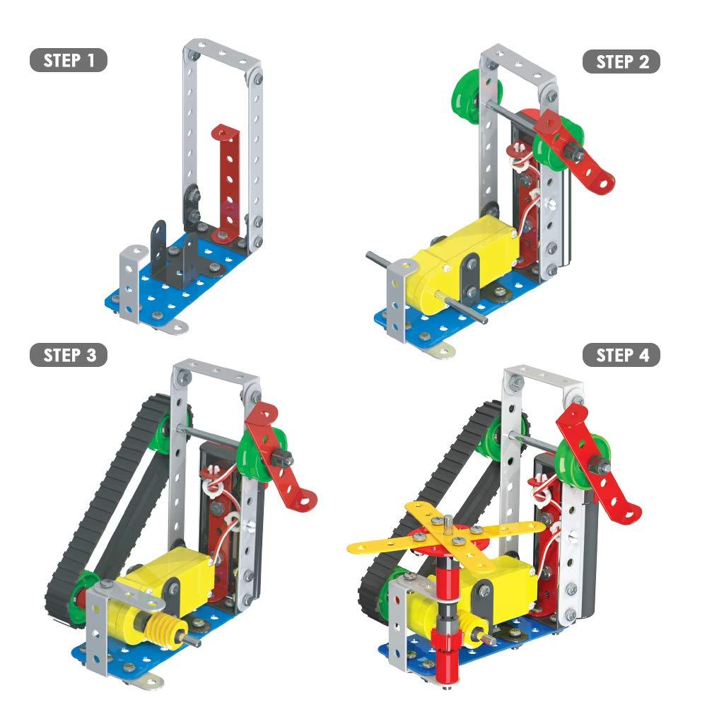 Zephyr Mechanix - Robotix 2 Motorized DIY Mechanical STEM Toy for Ages 8-99 Years